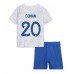 Maillot de foot France Kingsley Coman #20 Extérieur vêtements enfant Monde 2022 Manches Courtes (+ pantalon court)